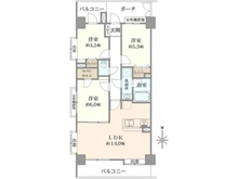 【埼玉県/新座市野火止】ライオンズマンション朝霞台南 間取り図