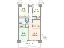 【埼玉県/さいたま市桜区南元宿】ライオンズガーデンシティ浦和 間取り図