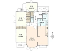 【埼玉県/さいたま市浦和区上木崎】モアクレスト浦和 間取り図