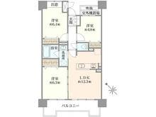 【埼玉県/川口市並木】レクセルプラザ西川口 間取り図