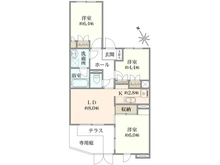 【埼玉県/さいたま市南区大谷場】コスモ南浦和ヒルズ 間取り図