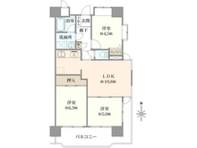 【埼玉県/川口市並木】ライオンズシティ川口並木 間取り図