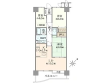 【埼玉県/さいたま市南区文蔵】南浦和ガーデンハウス 間取り図