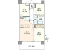 【埼玉県/川口市芝富士】マイキャッスル南浦和 間取り図