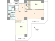 【埼玉県/川口市飯塚】東急ドエルスカイマークタワー川口 間取り図