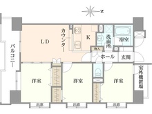 【埼玉県/川口市並木】ローヤルシティ西川口第6 間取り図