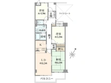 【埼玉県/さいたま市浦和区上木崎】ハイツ浦和 間取り図