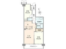 【埼玉県/さいたま市南区根岸】メイツ南浦和 間取り図