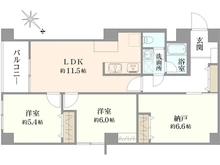【埼玉県/蕨市中央】わらびスカイハイツ 間取り図