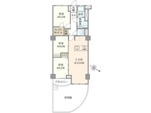 【埼玉県/さいたま市中央区上落合】松栄上落合マンション 間取り図