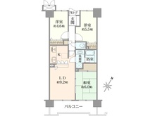 【東京都/板橋区小豆沢】パークハイツ小豆沢 間取り図