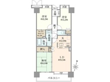 【埼玉県/さいたま市桜区山久保】パークスクエア浦和 間取り図