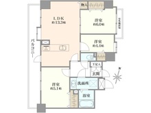 【埼玉県/さいたま市桜区町谷】ライオンズマンション浦和ガーデン 間取り図