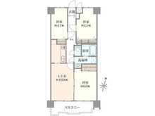 【埼玉県/さいたま市緑区東浦和】ワコーレ東浦和A棟 間取り図