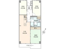 【埼玉県/川口市仲町】グリーンパーク西川口スカイハイツ 間取り図