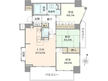 【埼玉県/さいたま市浦和区仲町】グローリオ浦和常盤公園 間取り図
