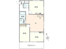 【埼玉県/さいたま市浦和区常盤】常盤コーポラス 間取り図
