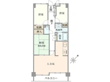 【埼玉県/さいたま市南区文蔵】南浦和第5ローヤルコーポ 間取り図