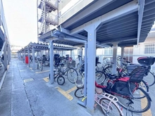 【埼玉県/蕨市南町】ベルググランデ蕨 駐輪場