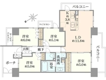 【埼玉県/春日部市粕壁東】アンビシャスシティ春日部 間取り図