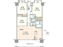 【埼玉県/さいたま市桜区田島】ロータリーパレス浦和西 間取り図