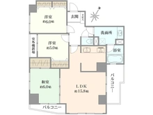 【埼玉県/さいたま市浦和区常盤】ベルシェーナ浦和常盤 間取り図