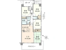 【埼玉県/戸田市美女木】サンクレイドル戸田ヴィレンテ 間取り図