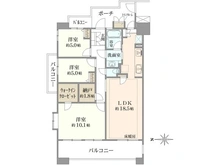 【千葉県/柏市柏】ソフィア柏公園1号棟 間取り図