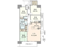 【千葉県/印西市原】サングランデ印西牧の原ドアシティ D棟 間取り図