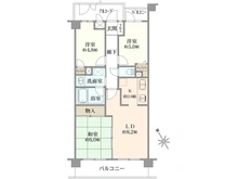 【千葉県/船橋市飯山満町】ライオンズガーデン船橋薬園台 間取り図