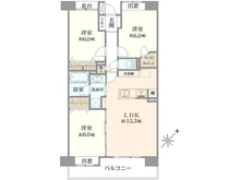 【埼玉県/越谷市大沢】エフローレ北越谷ネクステージ 間取り図