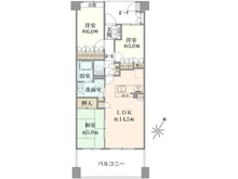 【千葉県/松戸市五香】サンクレイドル松戸五香 間取り図