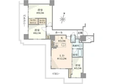 【埼玉県/越谷市大沢】ライオンズステーションタワー北越谷 間取り図