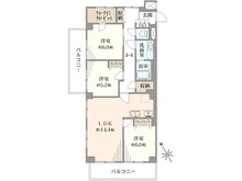 【千葉県/松戸市東平賀】ライオンズマンションロワイヤル北小金 間取り図
