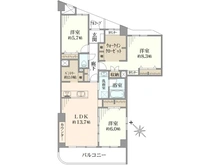【千葉県/松戸市久保平賀】イトーピア小金公園 間取り図