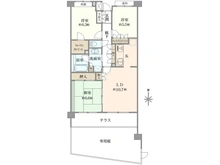 【埼玉県/越谷市南越谷】エフローレ新越谷スタシオン 間取り図