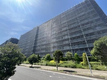 【千葉県/印西市戸神台】ザ・レジデンス千葉ニュータウン中央　 参番館 外観：大規模修繕工事実施中(撮影年月日2025年8月17日)