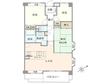 【千葉県/松戸市松戸新田】グリーンピア松戸 間取り図