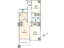 【千葉県/松戸市金ケ作】ロイヤルシティ松戸八柱 間取り図