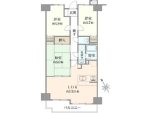【千葉県/柏市しいの木台】グローバル五香 間取り図