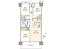 【千葉県/松戸市松戸】サンクレイドル松戸弐番館 間取り図