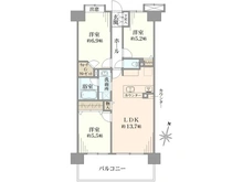 【千葉県/松戸市松戸】サンクレイドル松戸弐番館 間取り図