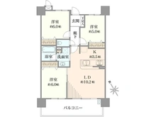 【千葉県/松戸市新松戸】サーパス新松戸 間取り図