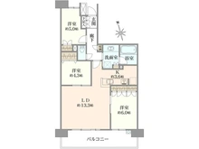 【千葉県/柏市柏】パークホームズ柏サンク 間取り図