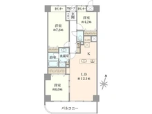 【千葉県/松戸市久保平賀】イトーピア小金公園 間取り図