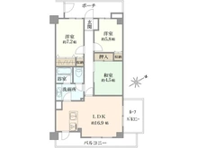【千葉県/松戸市栄町】クレストコート松戸 間取り図