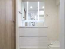 【千葉県/松戸市新松戸】アムフラット新松戸 洗面所