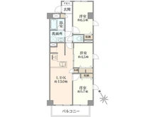 【千葉県/松戸市新松戸】アムフラット新松戸 間取り図