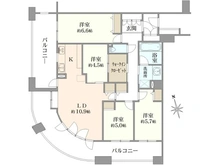 【千葉県/柏市柏】ソフィア柏公園 1号棟 間取り図