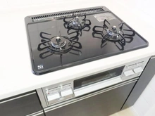 【千葉県/松戸市日暮】モアグランデ八柱 キッチン：三口コンロ